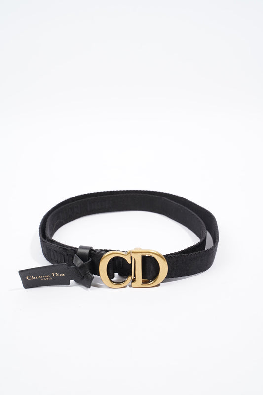 Christian Dior Belt Black Nylon 110