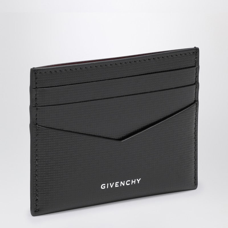 Givenchy Classique 4G Black Leather Card Case Men