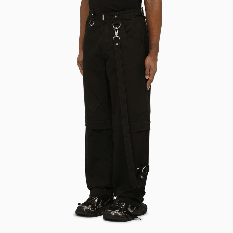 Givenchy Black Trousers With Removable Bottoms Men