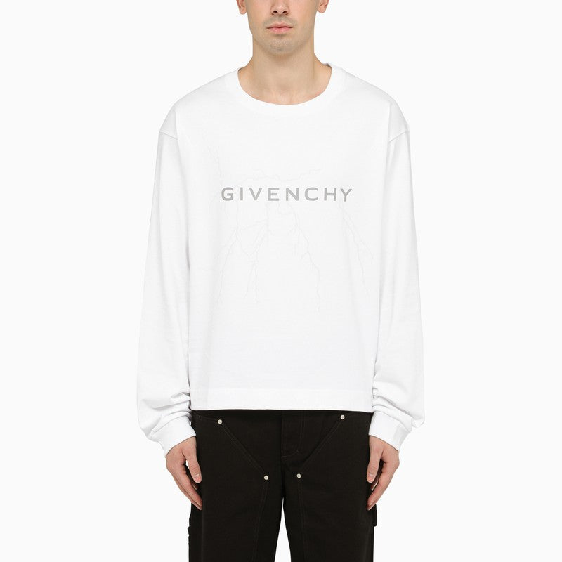 Givenchy Black Logoed Crew-Neck Sweatshirt Men