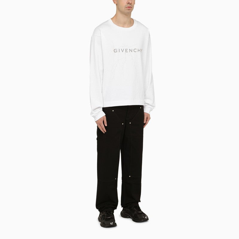 Givenchy Black Logoed Crew-Neck Sweatshirt Men