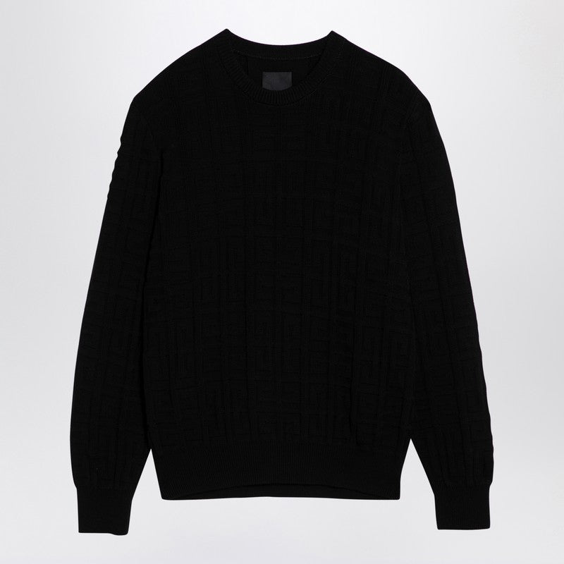 Givenchy Black Sweater With 4G Motifs Men