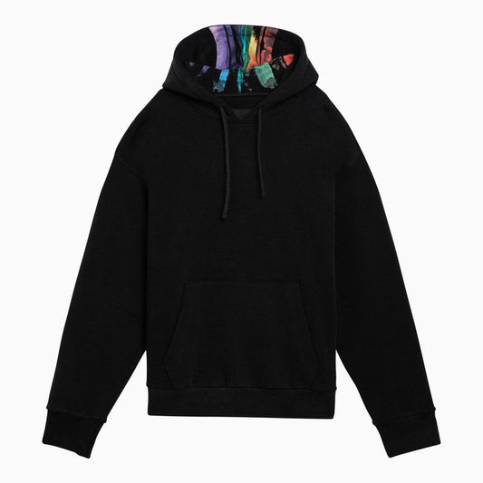 Givenchy Black Cotton Hoodie Men