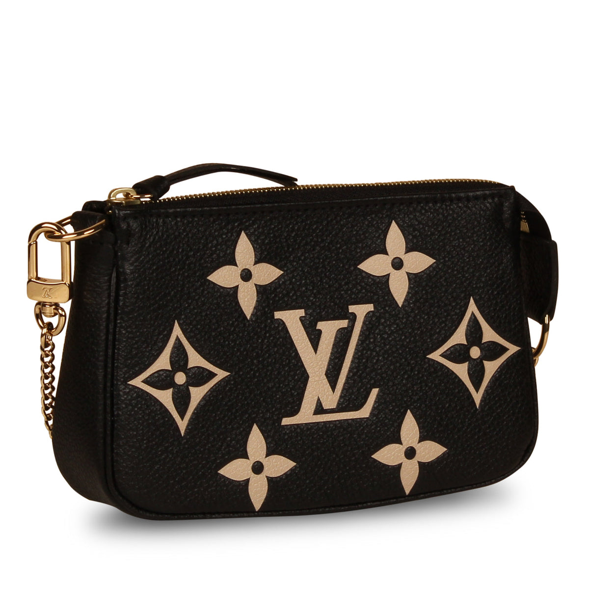 Mini Pochette Accessoires - Black Empreinte