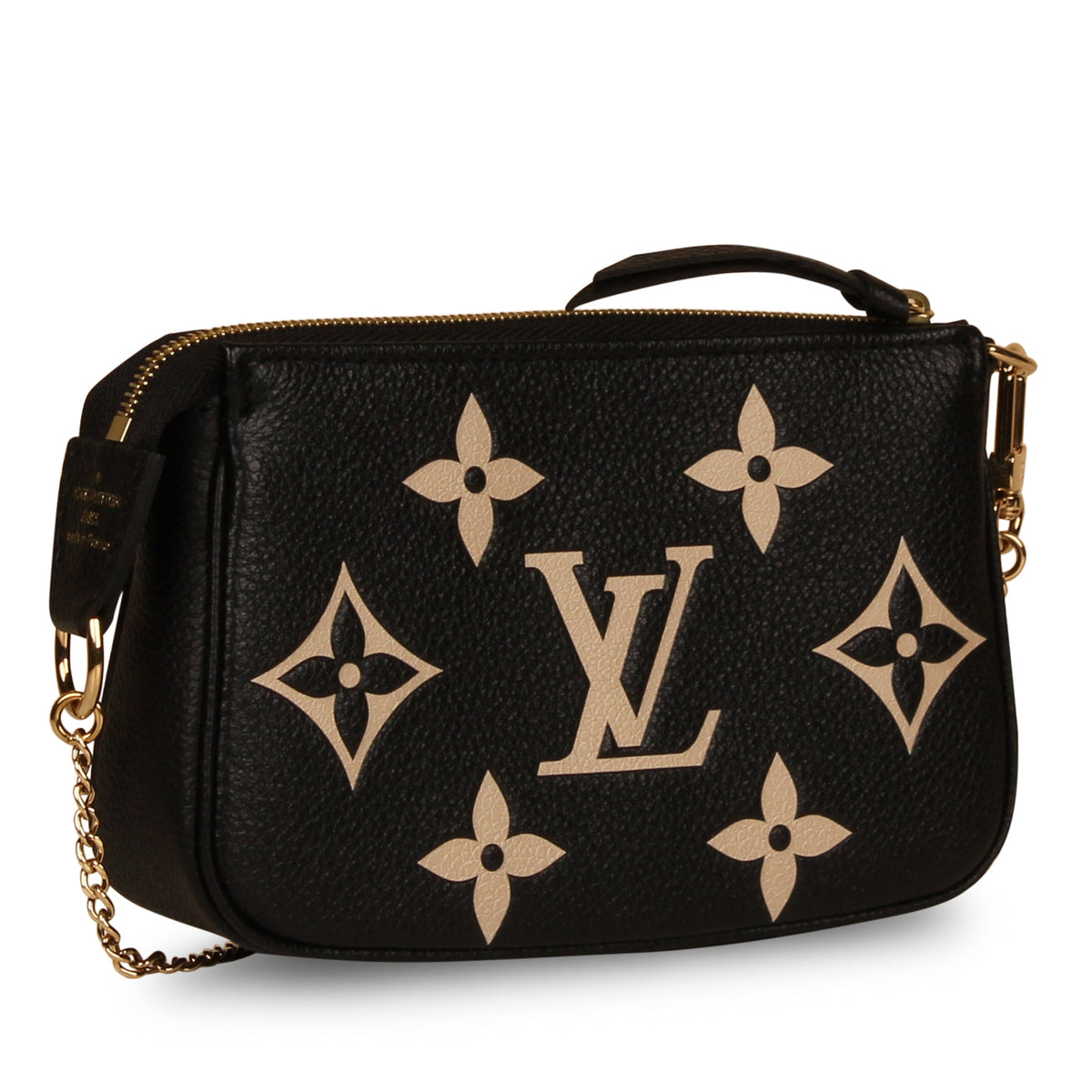 Mini Pochette Accessoires - Black Empreinte
