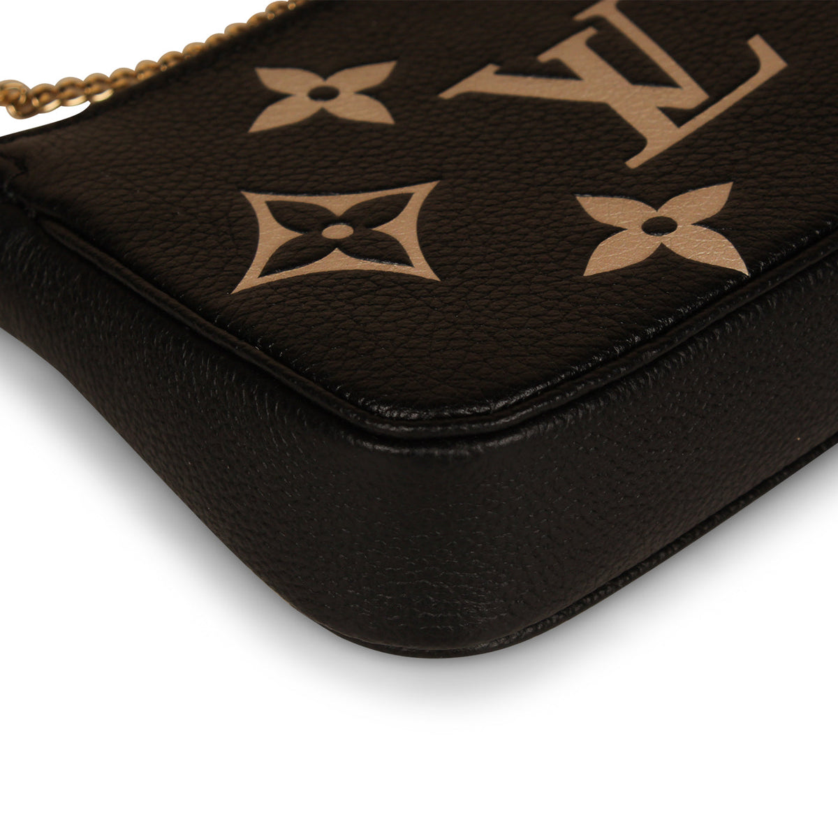 Mini Pochette Accessoires - Black Empreinte