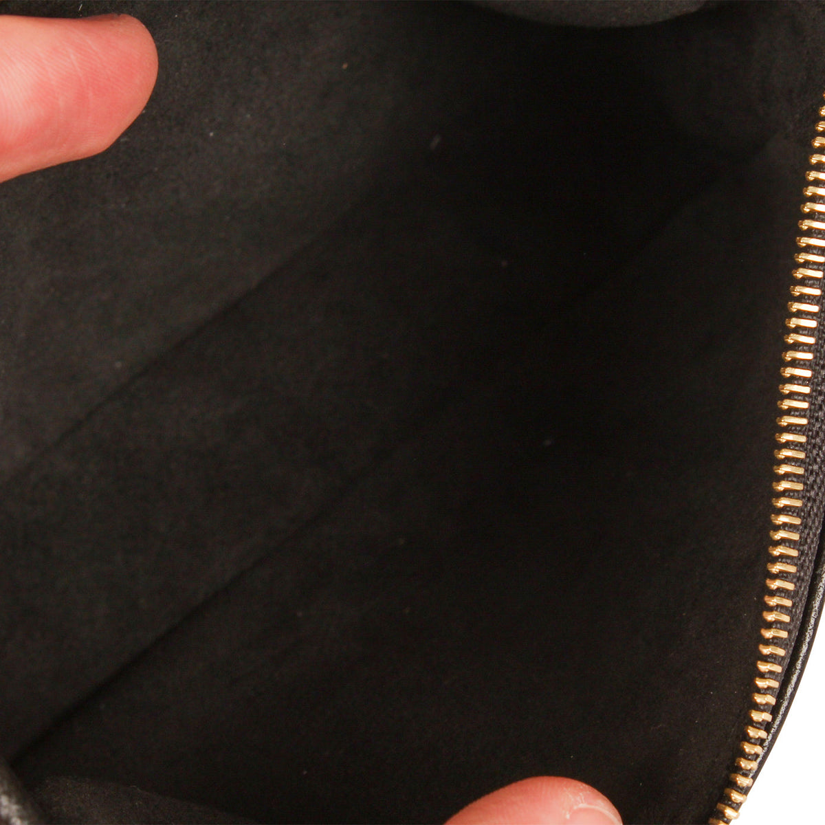 Mini Pochette Accessoires - Black Empreinte