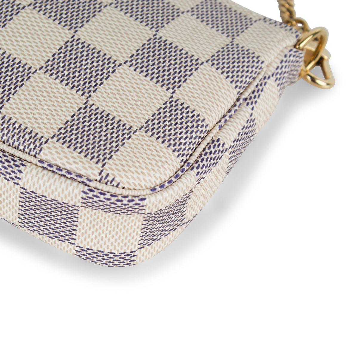Mini Pochette Accessoires - Damier Azur