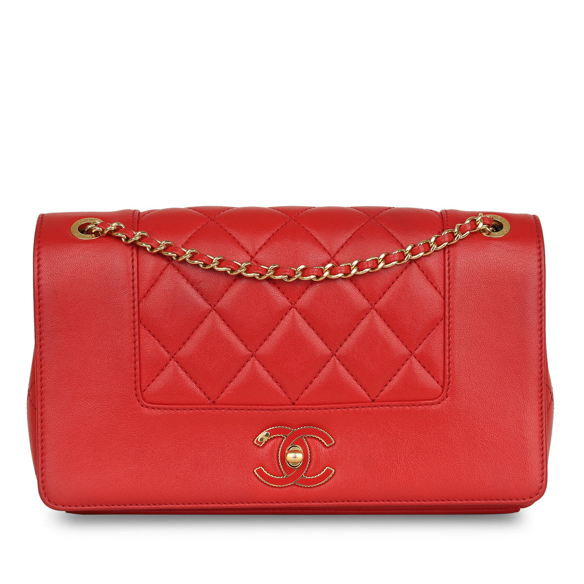 Small Mademoiselle Flap Bag