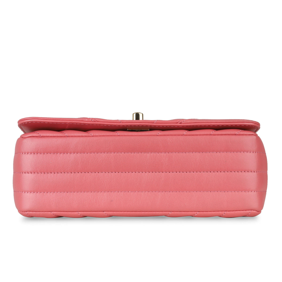 Pink Chevron Flap Bag