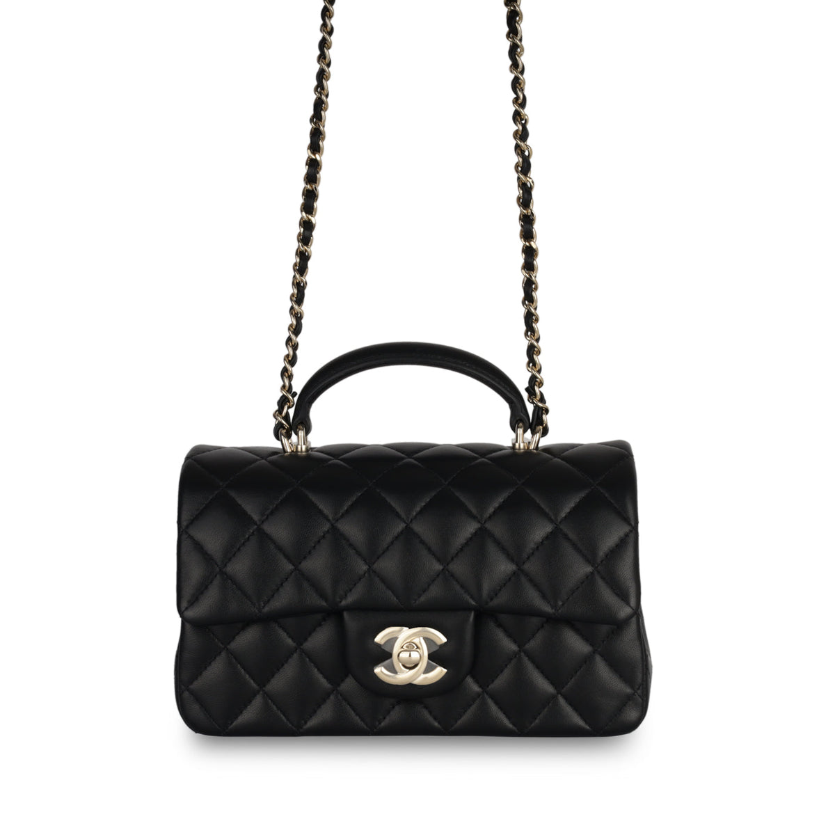 Classic Flap Bag - Mini Rectangular Top Handle