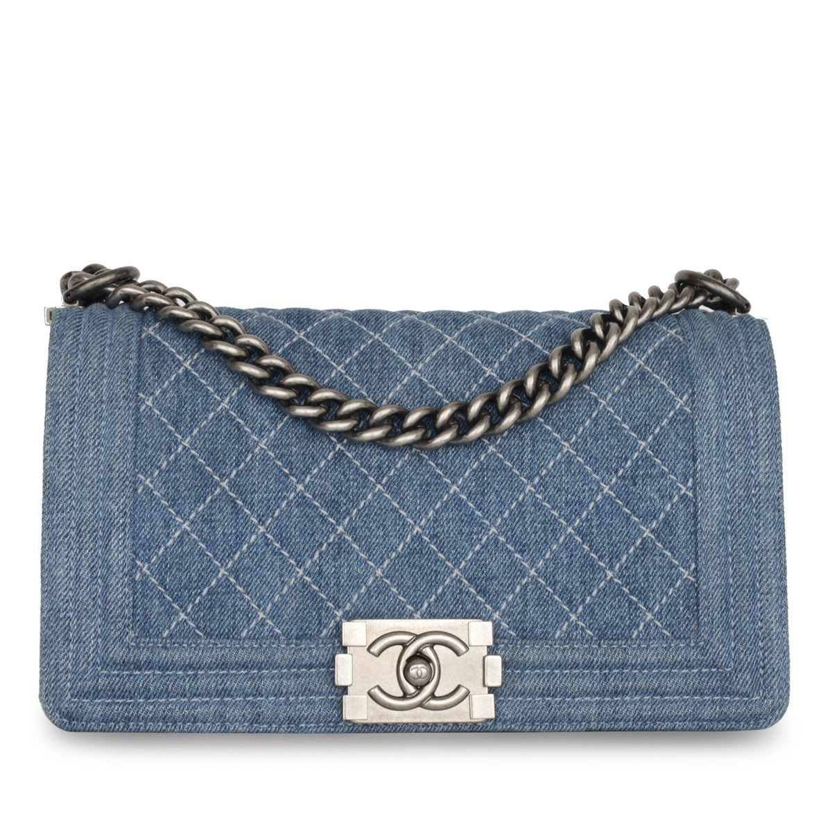 Old Medium Boy Bag - Denim