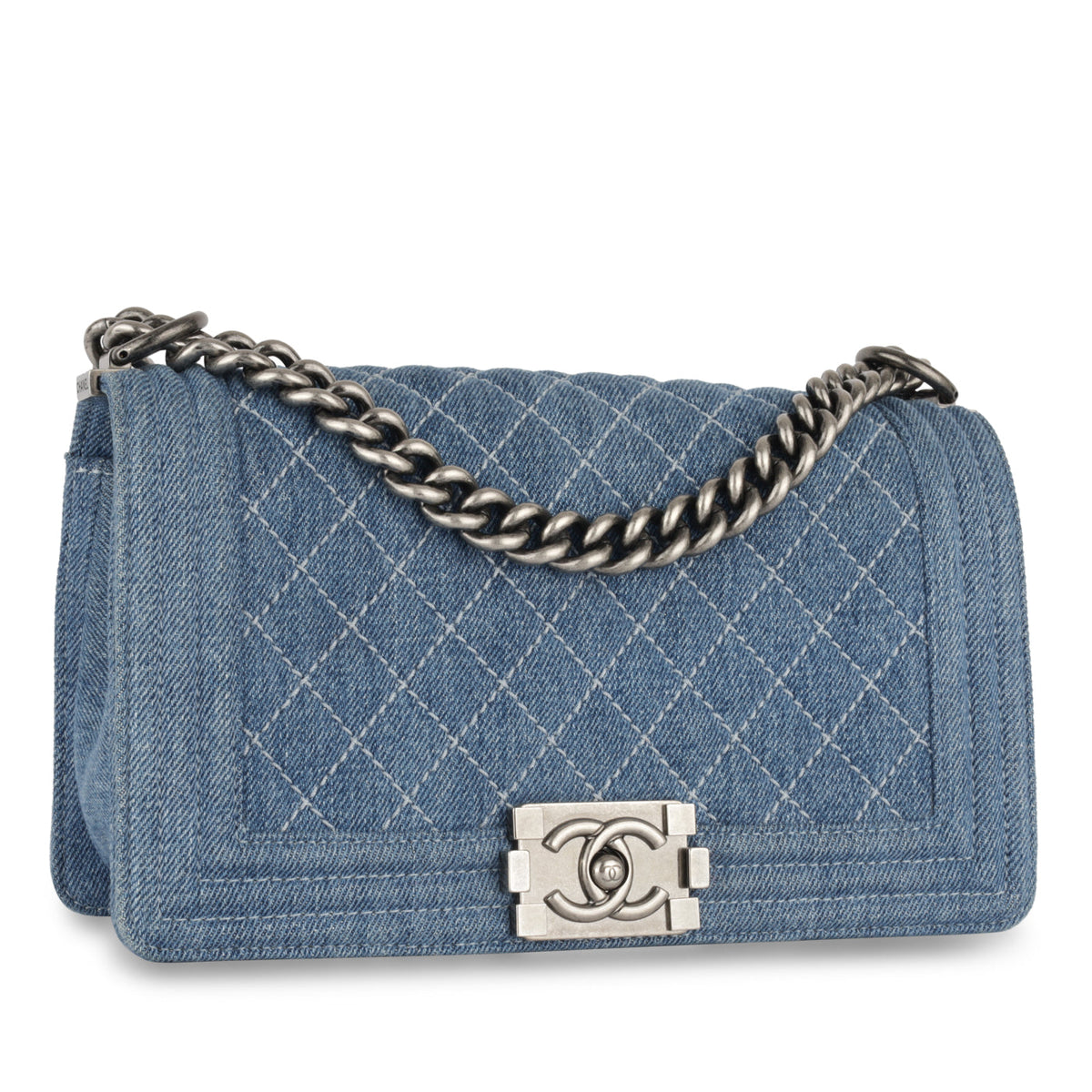 Old Medium Boy Bag - Denim