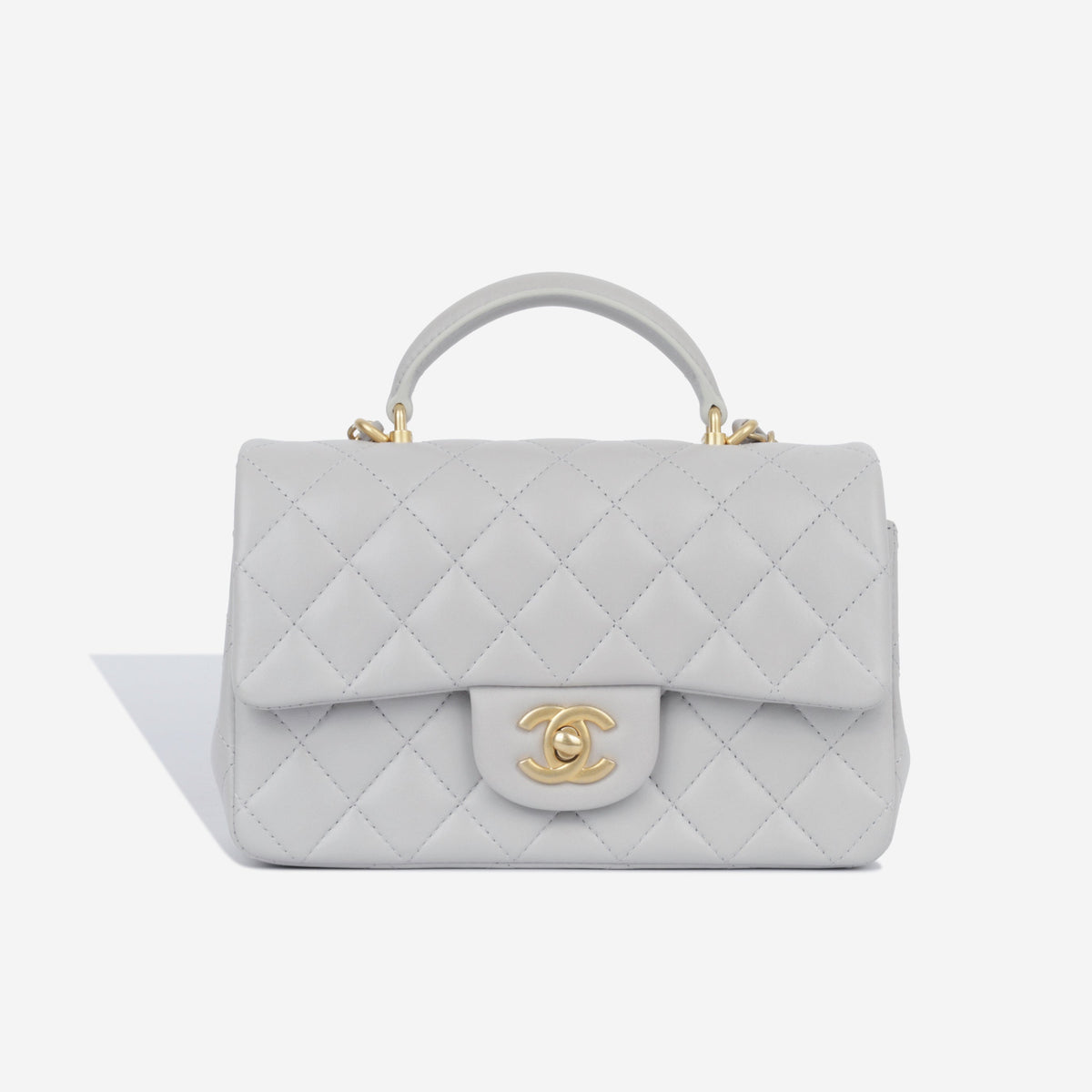 Mini Flap Bag With Top Handle