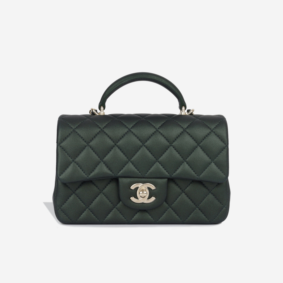 Mini Flap Bag With Top Handle