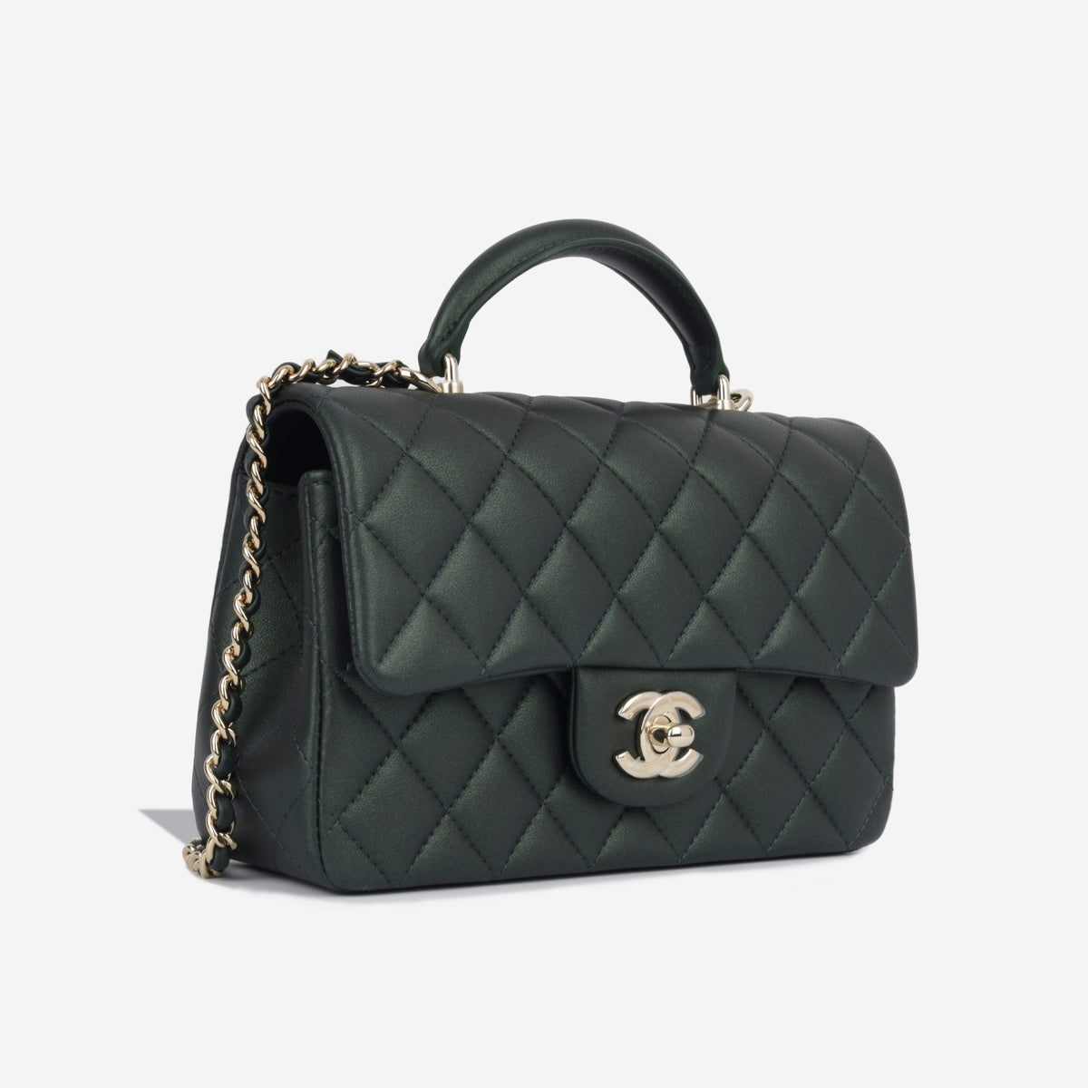 Mini Flap Bag With Top Handle