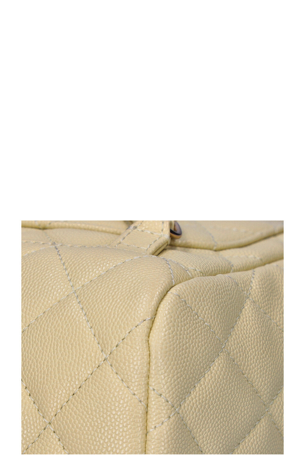 CHANEL Quilted Urban Backpack Pale Yellow