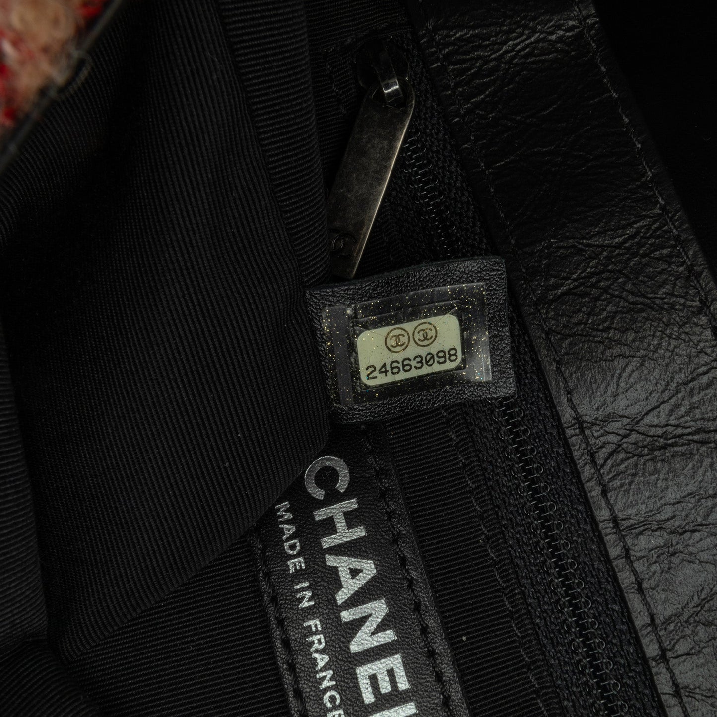 Multi Chanel CC Tweed and Shearling Single Flap Crossbody Bag
