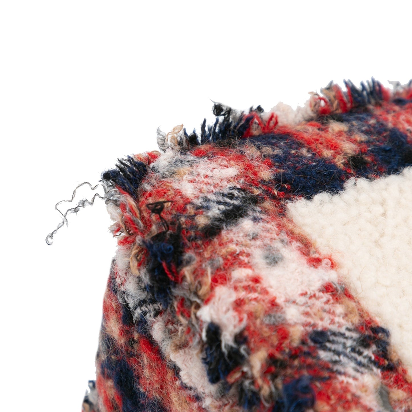 Multicolor Chanel CC Tweed and Shearling Single Flap Crossbody Bag