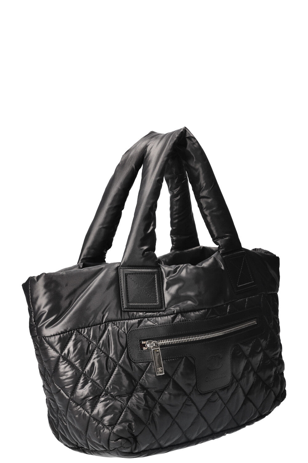 CHANEL Cocoon Bag Nylon Black