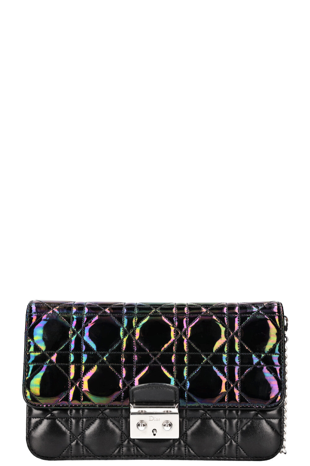 DIOR Miss Dior Promenade WOC Metallic Black
