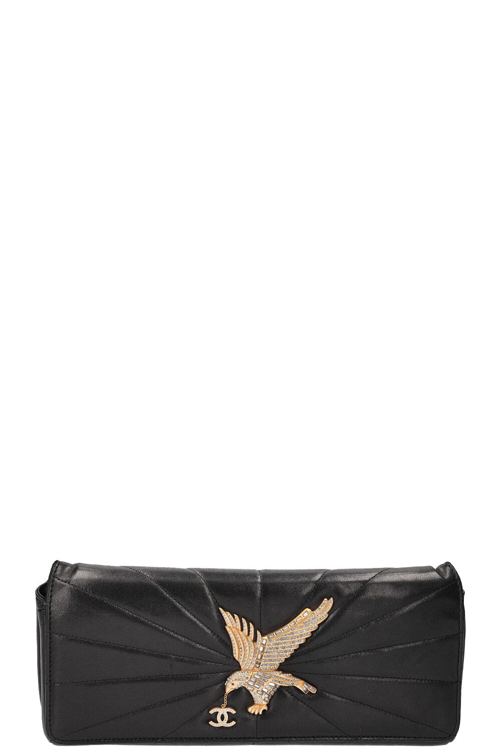 CHANEL Eagle Clutch Black