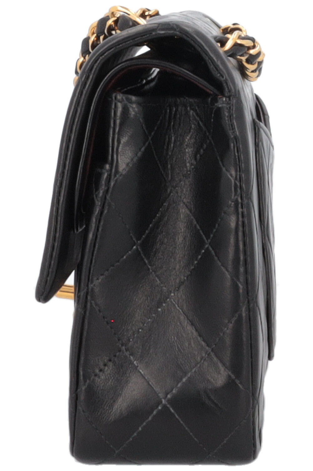 CHANEL Vintage Medium Double Flap Bag Black