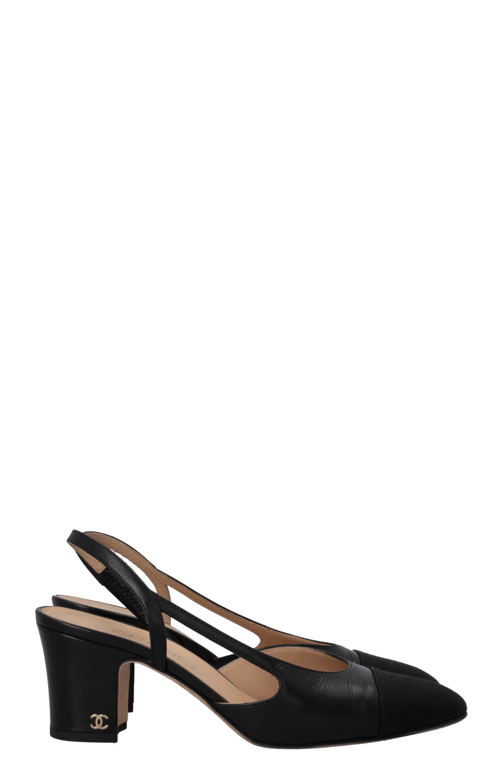 CHANEL Classic Slingback Heels Black