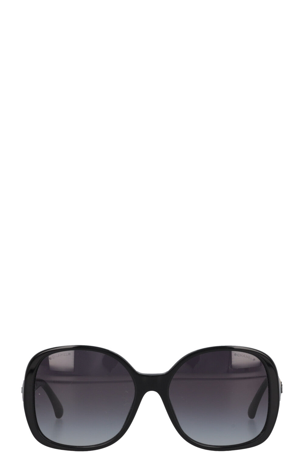 CHANEL 5470-Q Chain Sunglasses Black