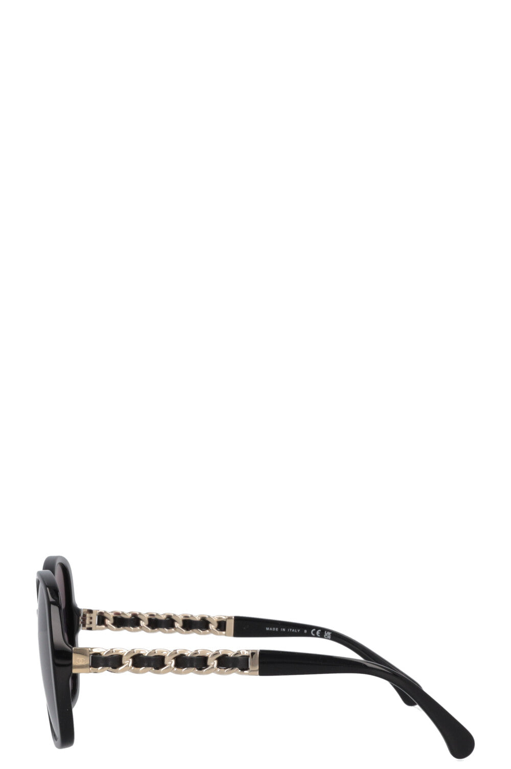 CHANEL 5470-Q Chain Sunglasses Black