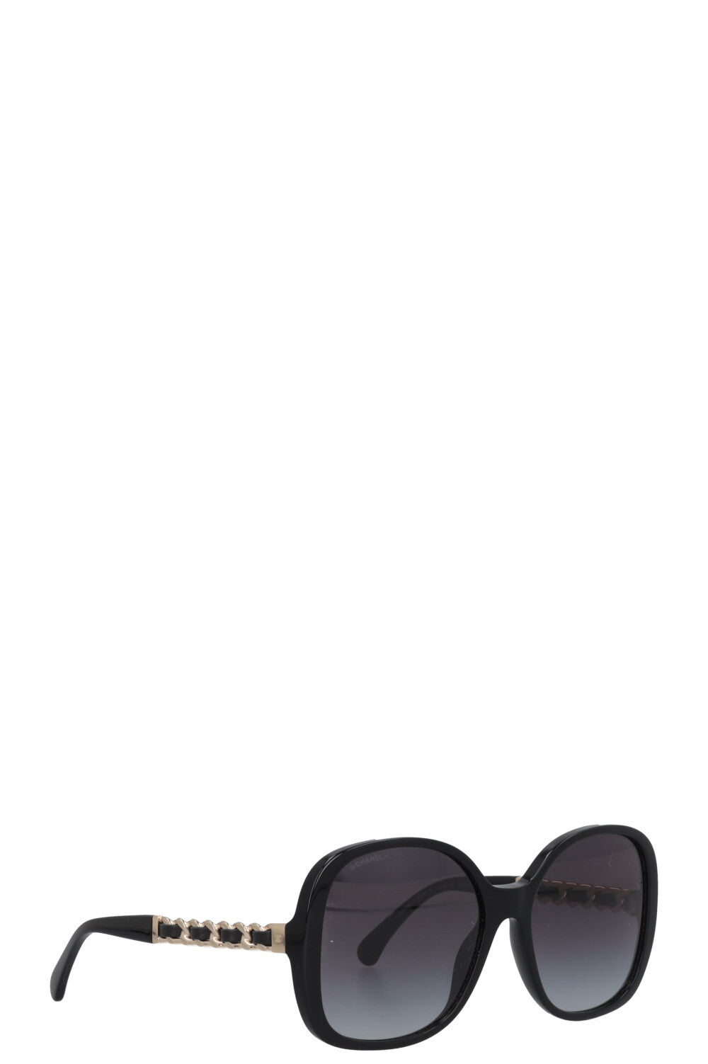CHANEL 5470-Q Chain Sunglasses Black