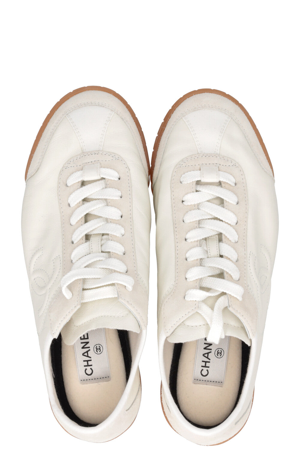 CHANEL CC Sneakers White