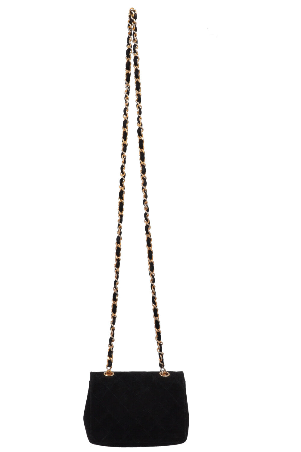 CHANEL Vintage Petit Crossbody Flap Bag Black
