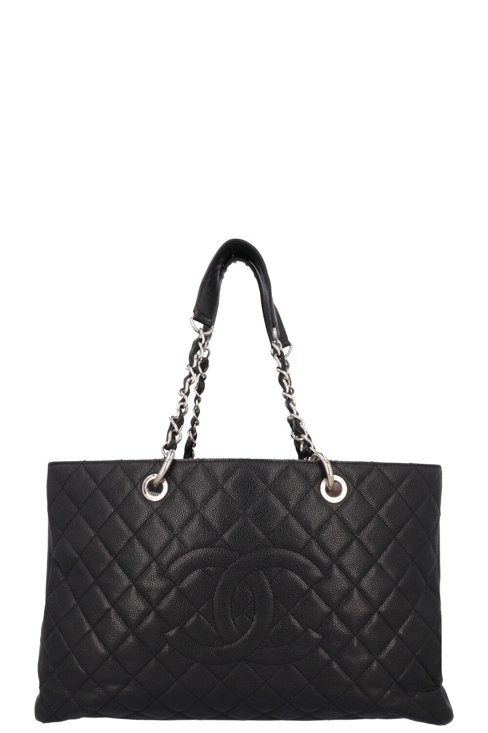 CHANEL GST XL Tote Bag Caviar Black
