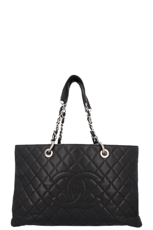 CHANEL GST XL Tote Bag Caviar Black