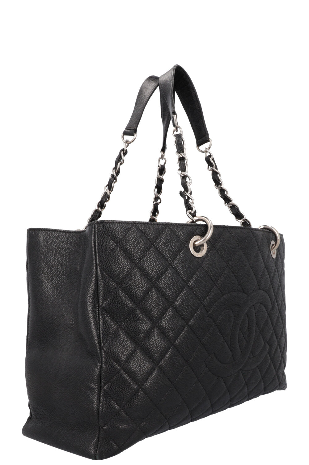 CHANEL GST XL Tote Bag Caviar Black