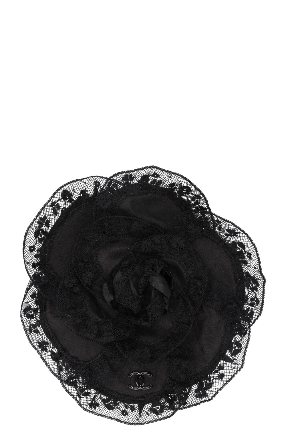 CHANEL Camelia Brooch and Belt Silk