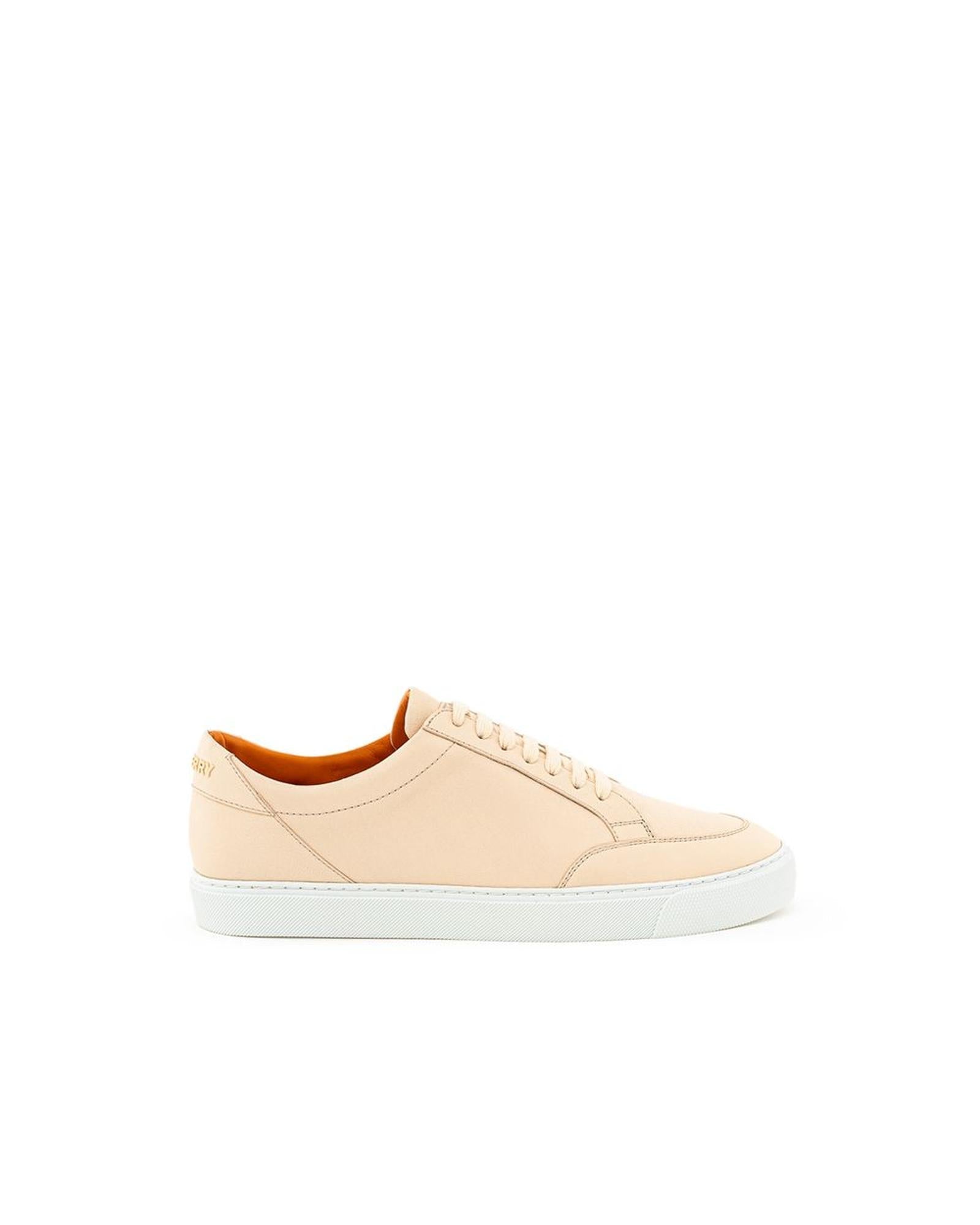 Burberry Arthur Leather Sneakers Beige 10 Pink