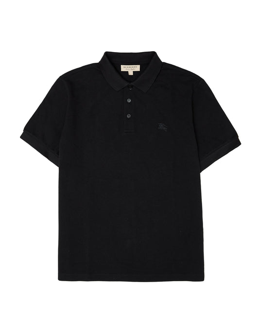 Burberry Short Sleeve Polo Shirt Men Black Black