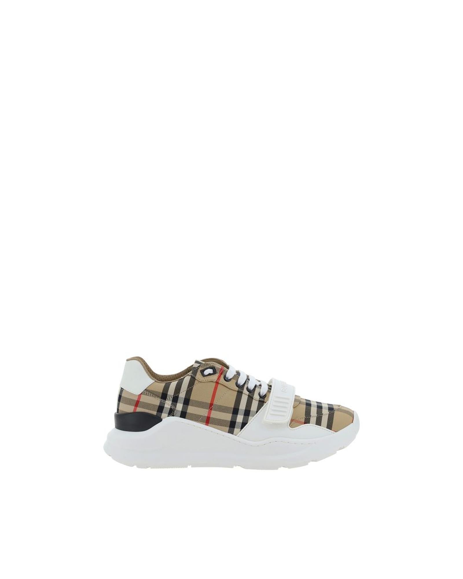 Burberry Arthur Check Detail Sneakers Men Beige 7 Beige