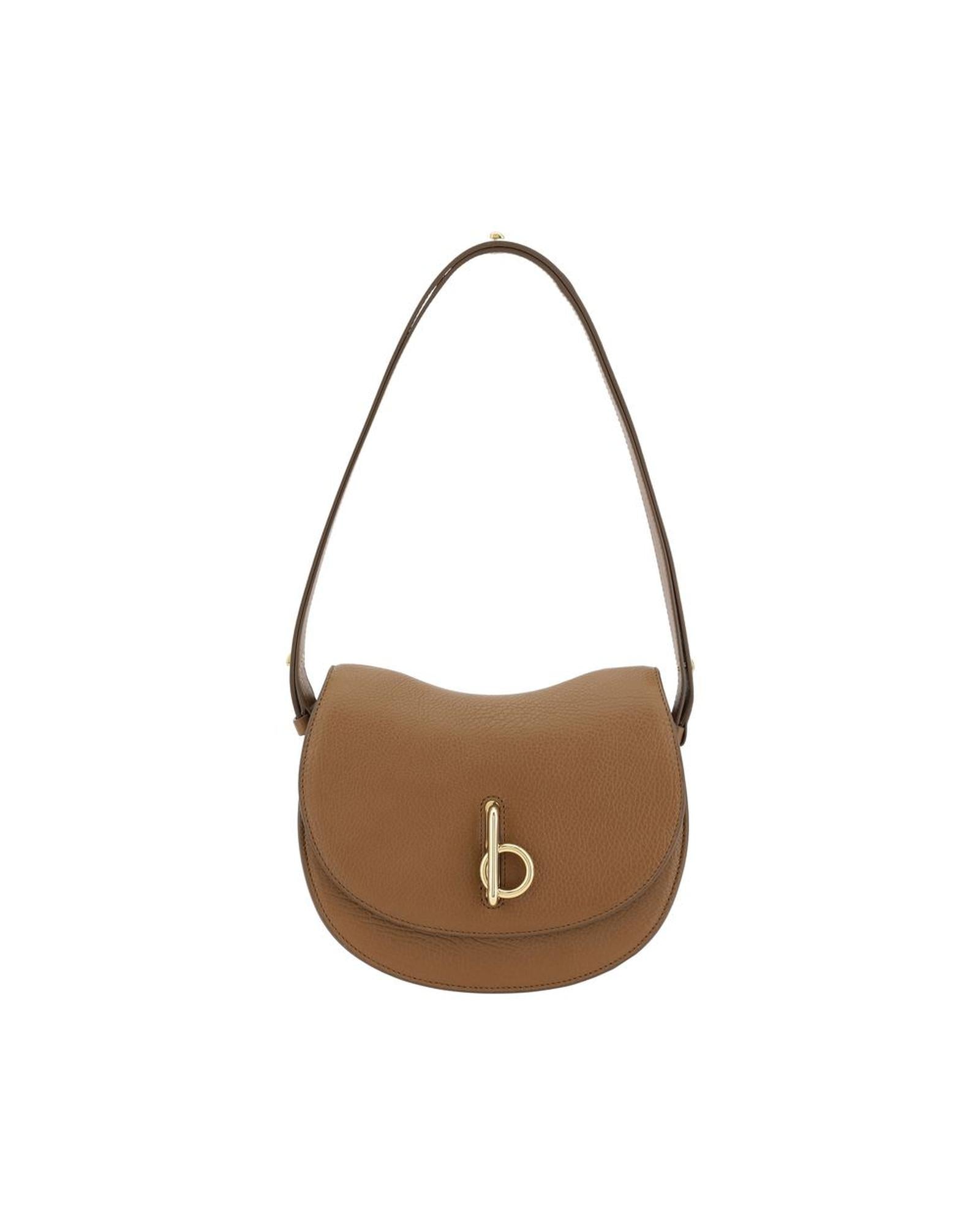 Burberry Lola Small Leather Bag Women Brown Shoulder Bags ONE SIZE Brown