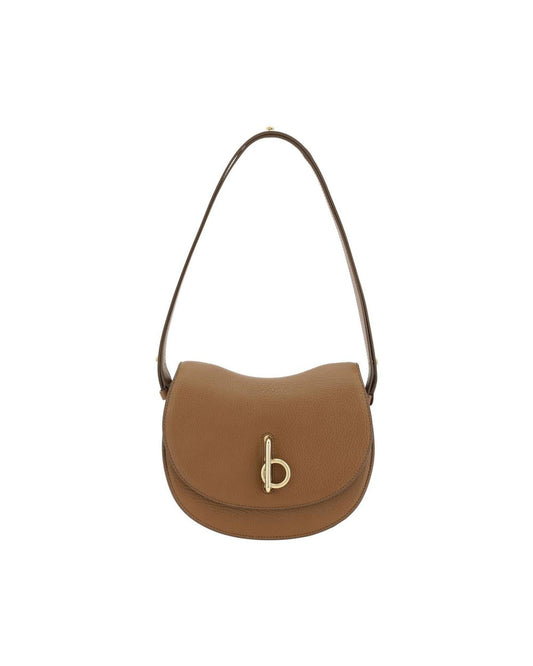 Burberry Lola Small Leather Bag Women Brown Shoulder Bags ONE SIZE Brown