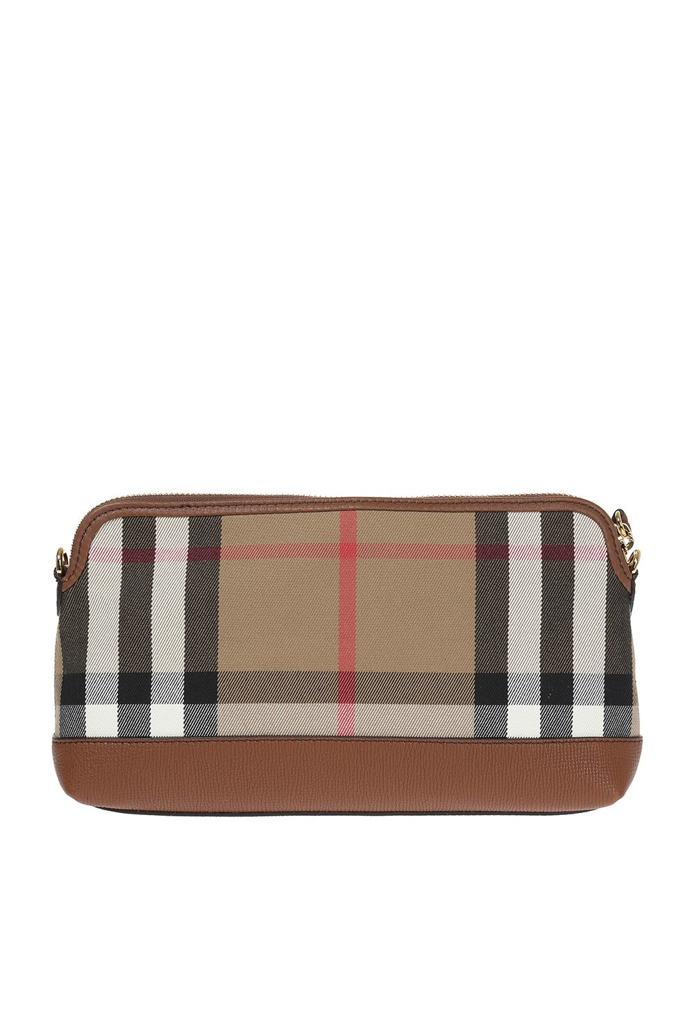 BURBERRY ABINGDON DERBY HOUSE CHECK LEATHER CROSSBODY