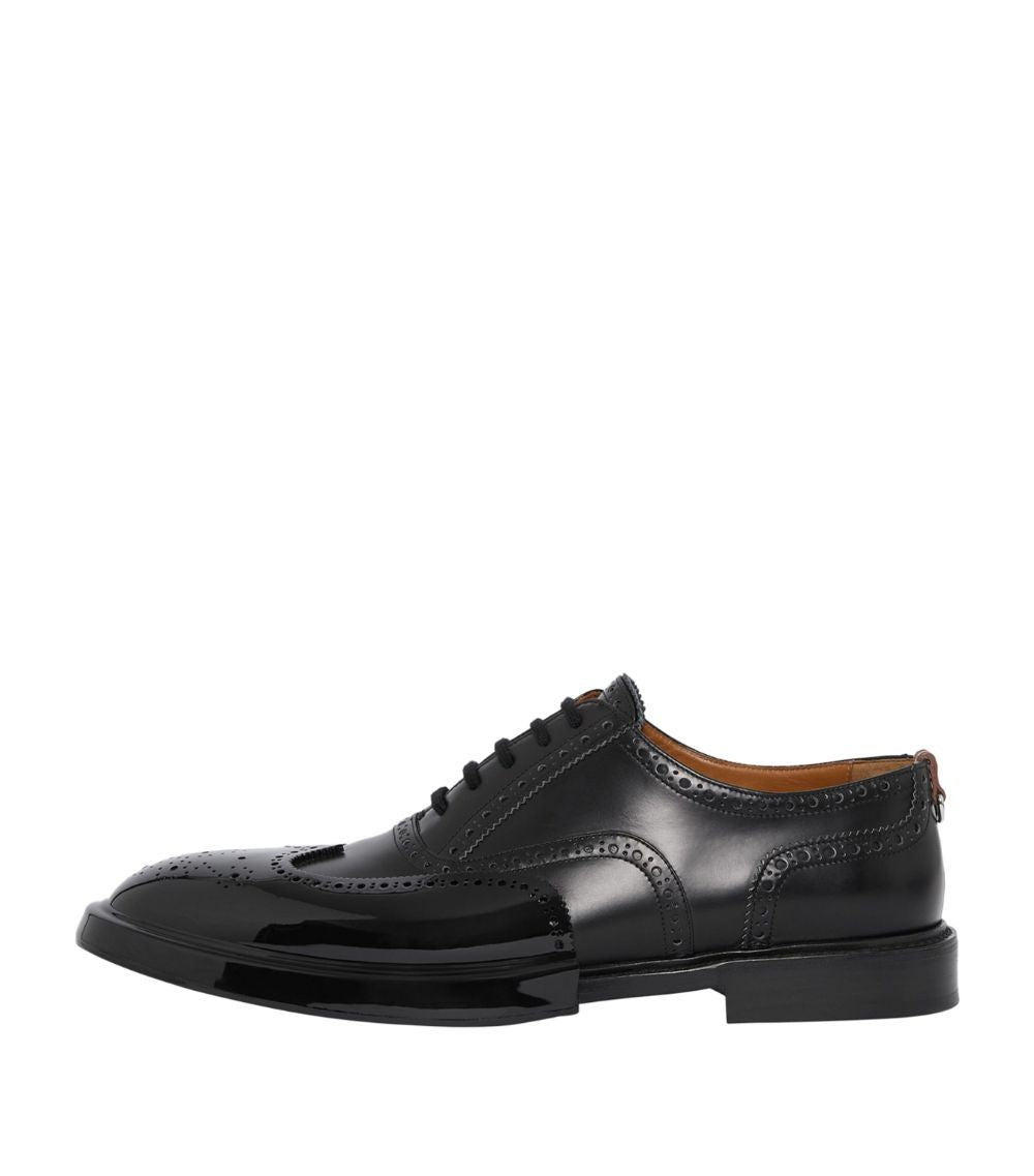 BURBERRY OXFORD BROGUES LEATHER SHOES