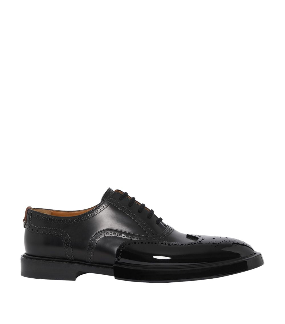 BURBERRY OXFORD BROGUES LEATHER SHOES