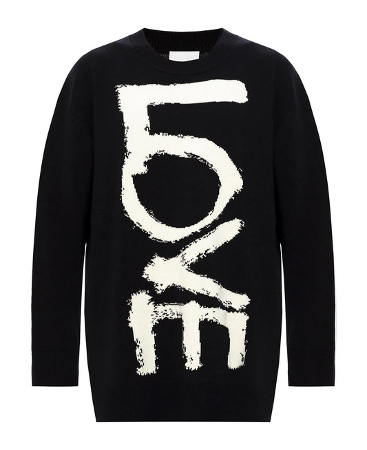 BURBERRY UNISEX LOVE WOOL SWEATER