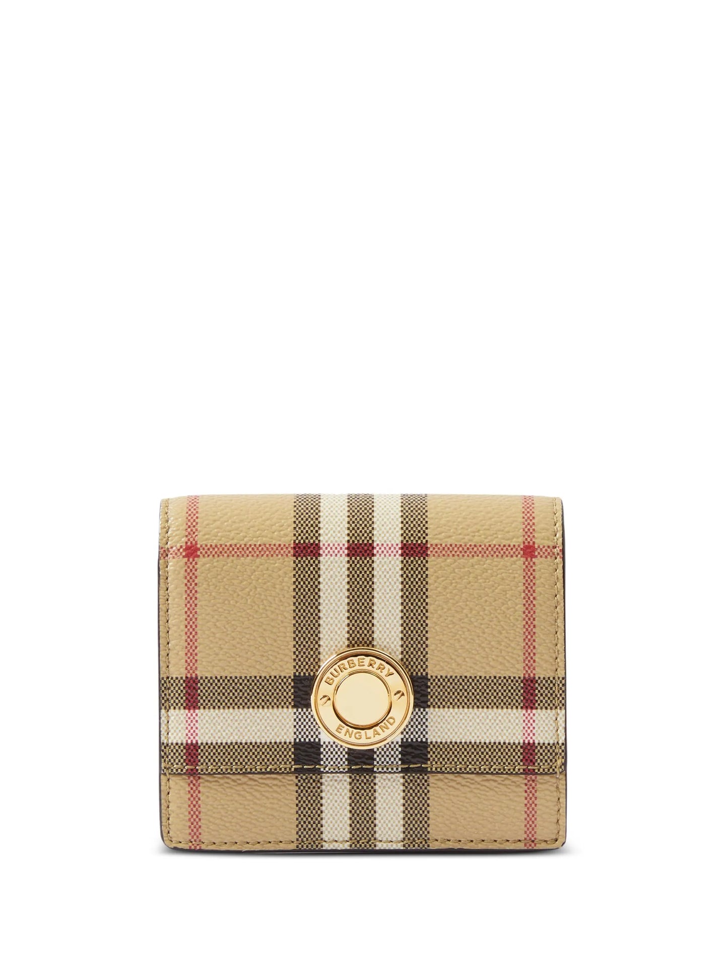 BURBERRY SMALL CHECK FOLDING WALLET
