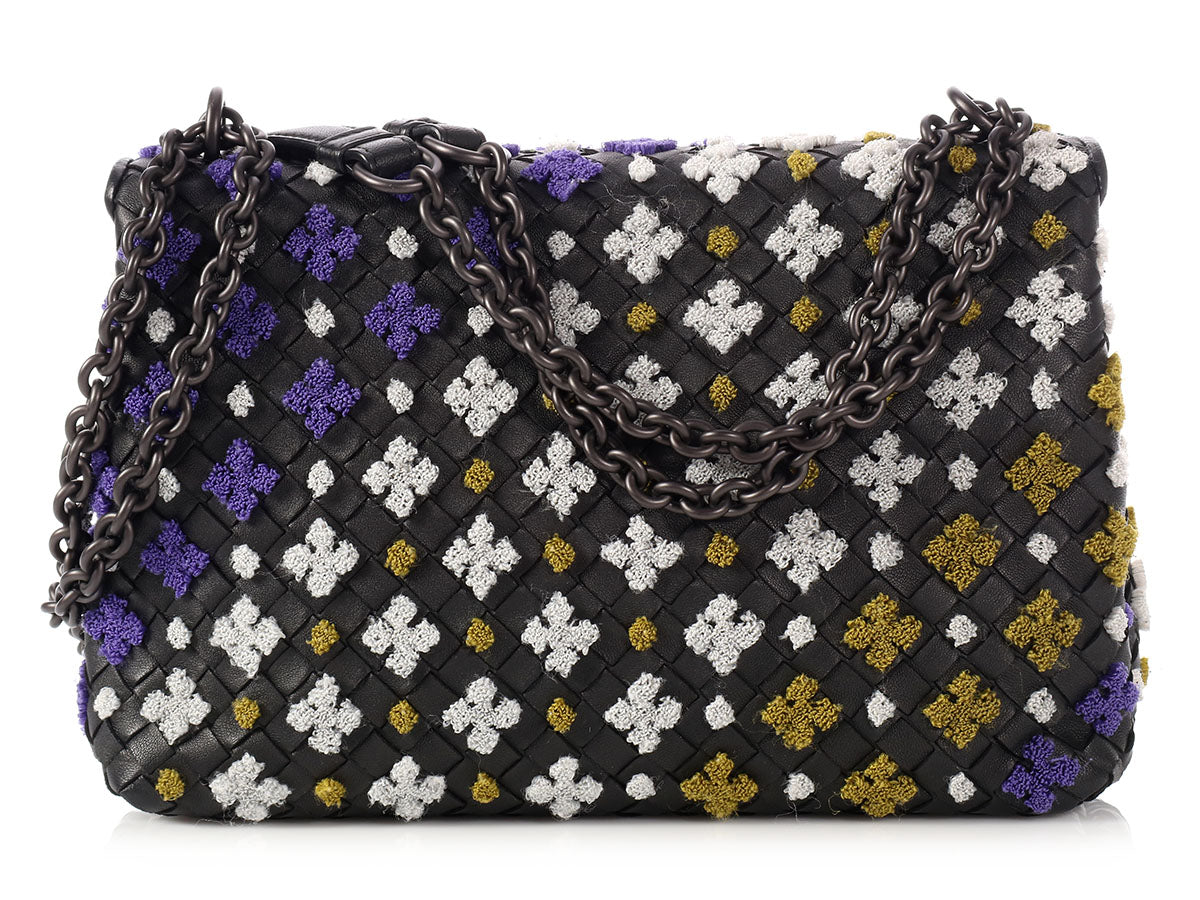 Bottega Veneta Multicolor Embroidered Olimpia Bag