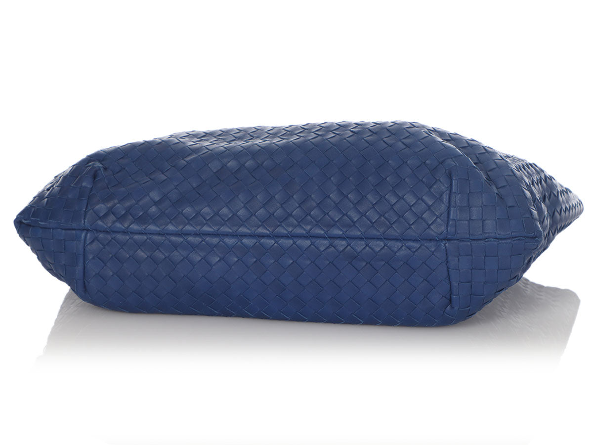 Bottega Veneta Large Blue Capri Tote