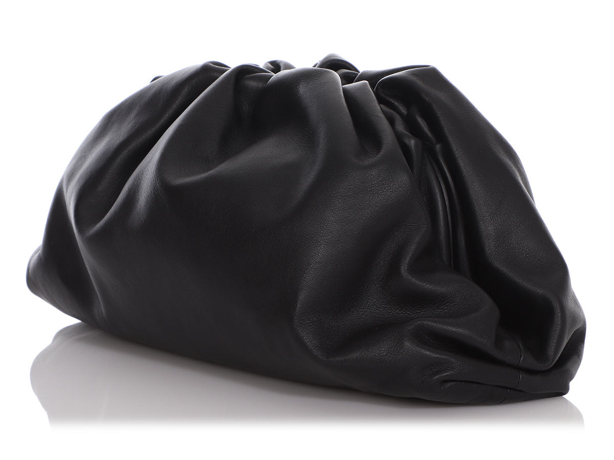 Bottega Veneta Black Calfskin The Pouch